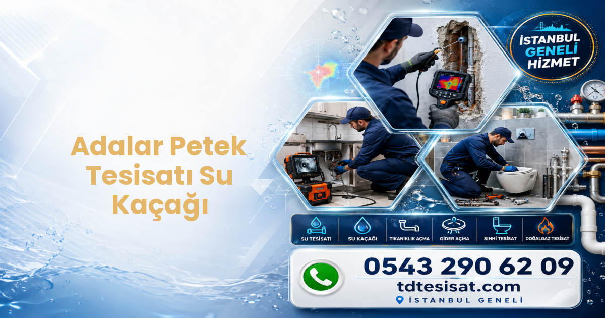 Petek Tesisatı Su Kaçağı